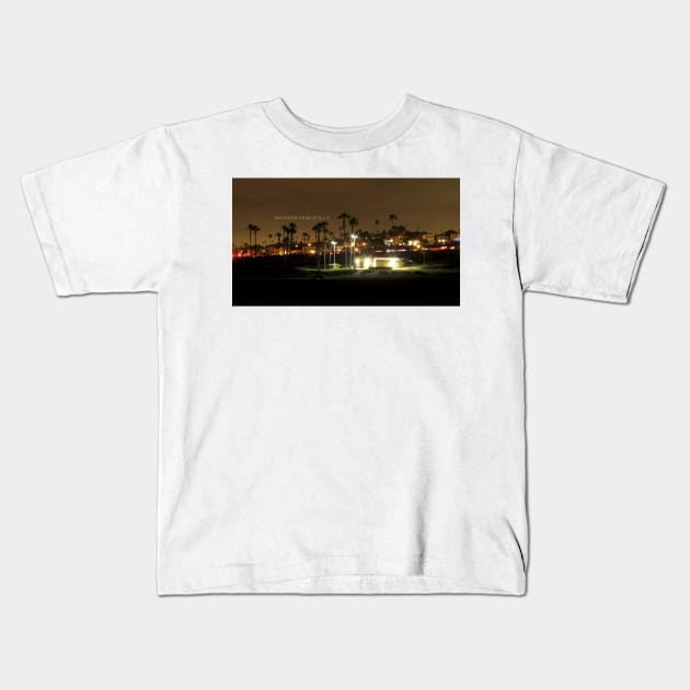 Dockweiler Beach, CA Kids T-Shirt by supernova23